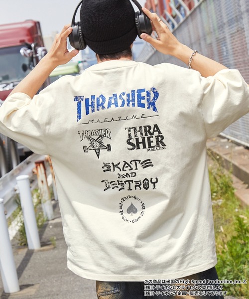 THRASHER（スラッシャー） tシャツ 別注 ヴィンテージライク
