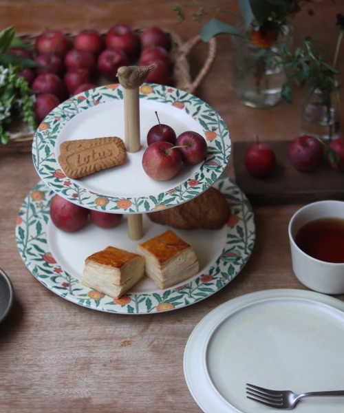 Jubilee（ジュビリー） 食器 2段ケーキスタンド ギフトボックス入り