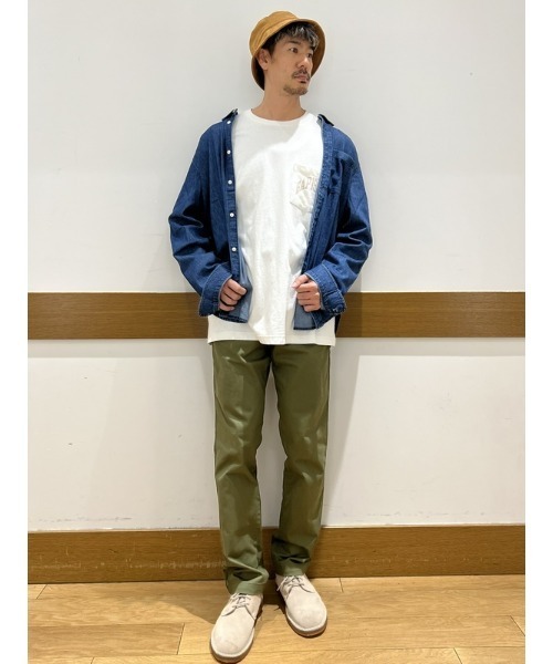 GAP（ギャップ） チノパン Gapflex エッセンシャル カーキ スリム