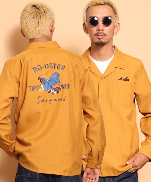 ROTAR（ローター） シャツ Rooster Bowling shirt メンズ : ZOZOTOWN