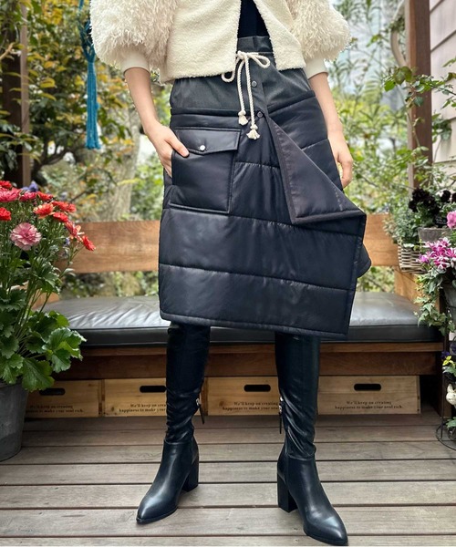 スカート キルティングラップスカート : ZOZOTOWN Yahoo!店 - 通販