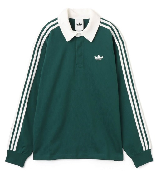 adidas（アディダス） ポロシャツ adidas 3-STRIPES RUGBY LONGSLEEVE