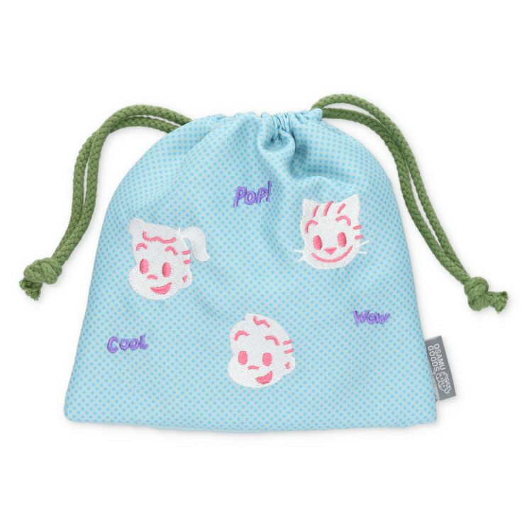 OSAMU GOODS】巾着（POP/ライムグリーン）OG-006B | オサムグッズ公式