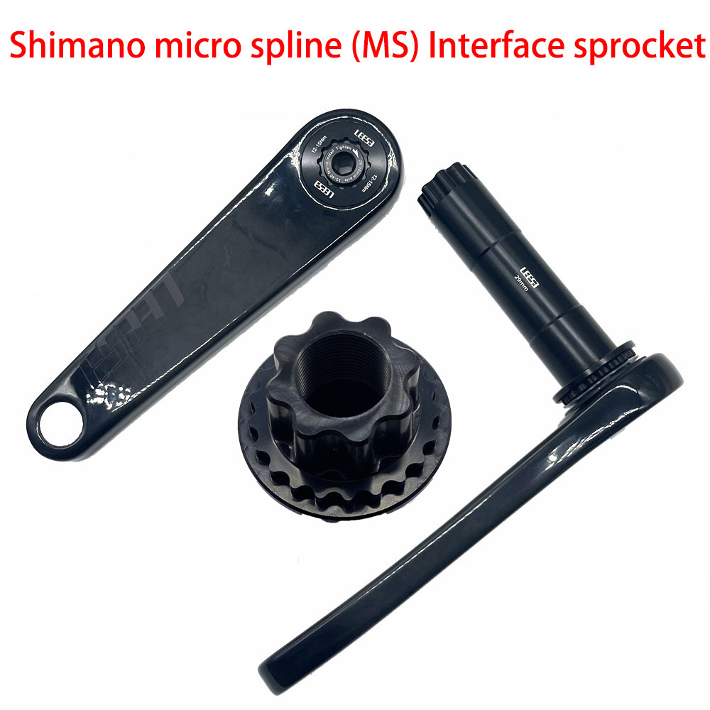 LEESE LSE-C01 、カーボンファイバークランク超軽量ロード砂利バイク