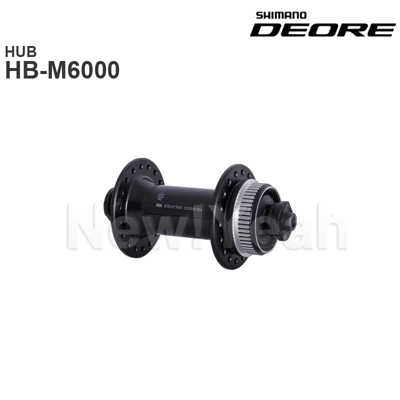 Shimano Deore-M6000ディスクブレーキ、フロントハブ、HB-M6000、リア
