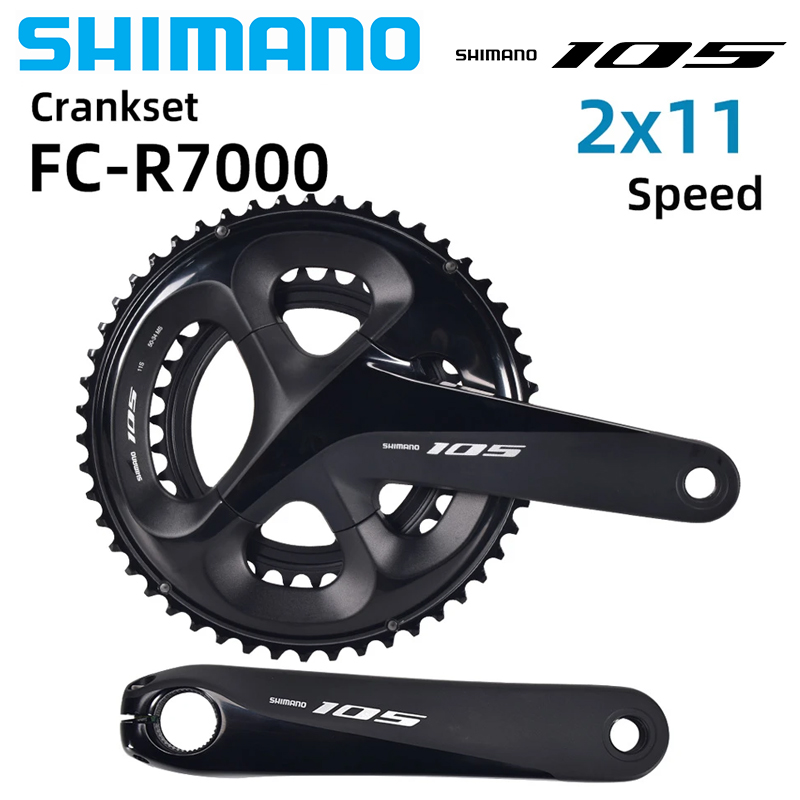 Shimano 105 R7000 2x11 Speed Crankset HOLLOWTECH II 22V FC-R7000