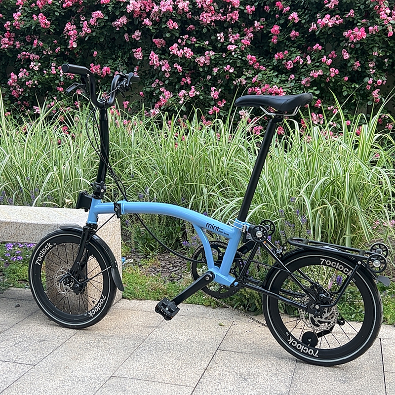 MINT T9D 16インチ-349 三段折りたたみ自転車 9段変速 ロードバイク