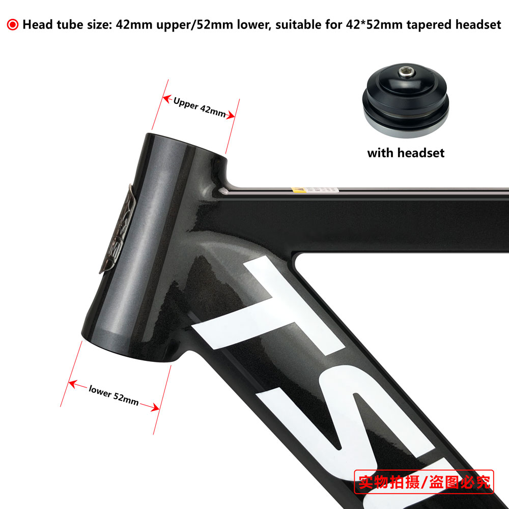 Racing Fixed Gear Bike Frame And Fork Tsunami SNM200 Aluminum