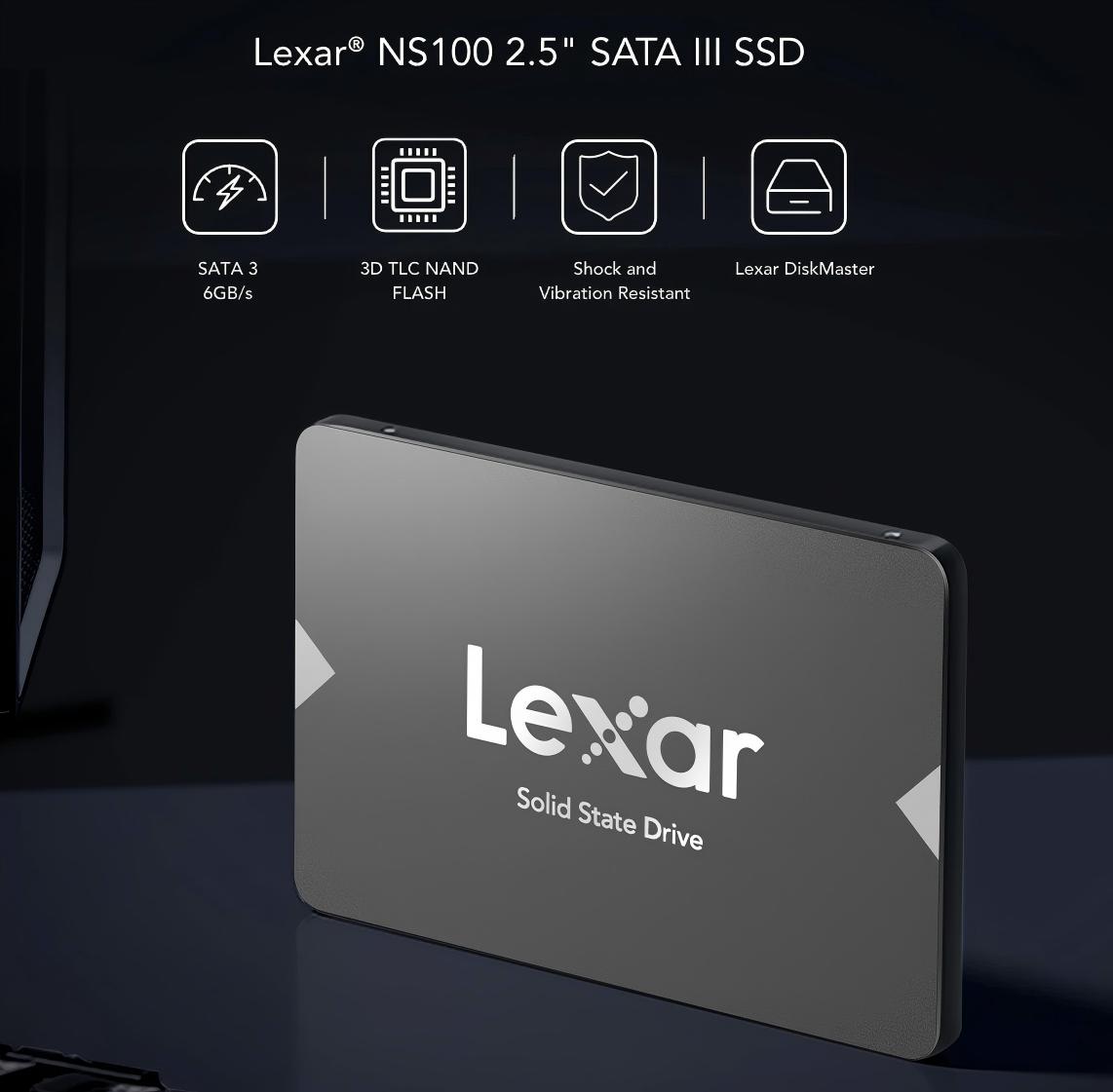 Original Lexar SSD 1TB 128GB SATA 256GB 512gb SSD HDD 2.5'' SATA