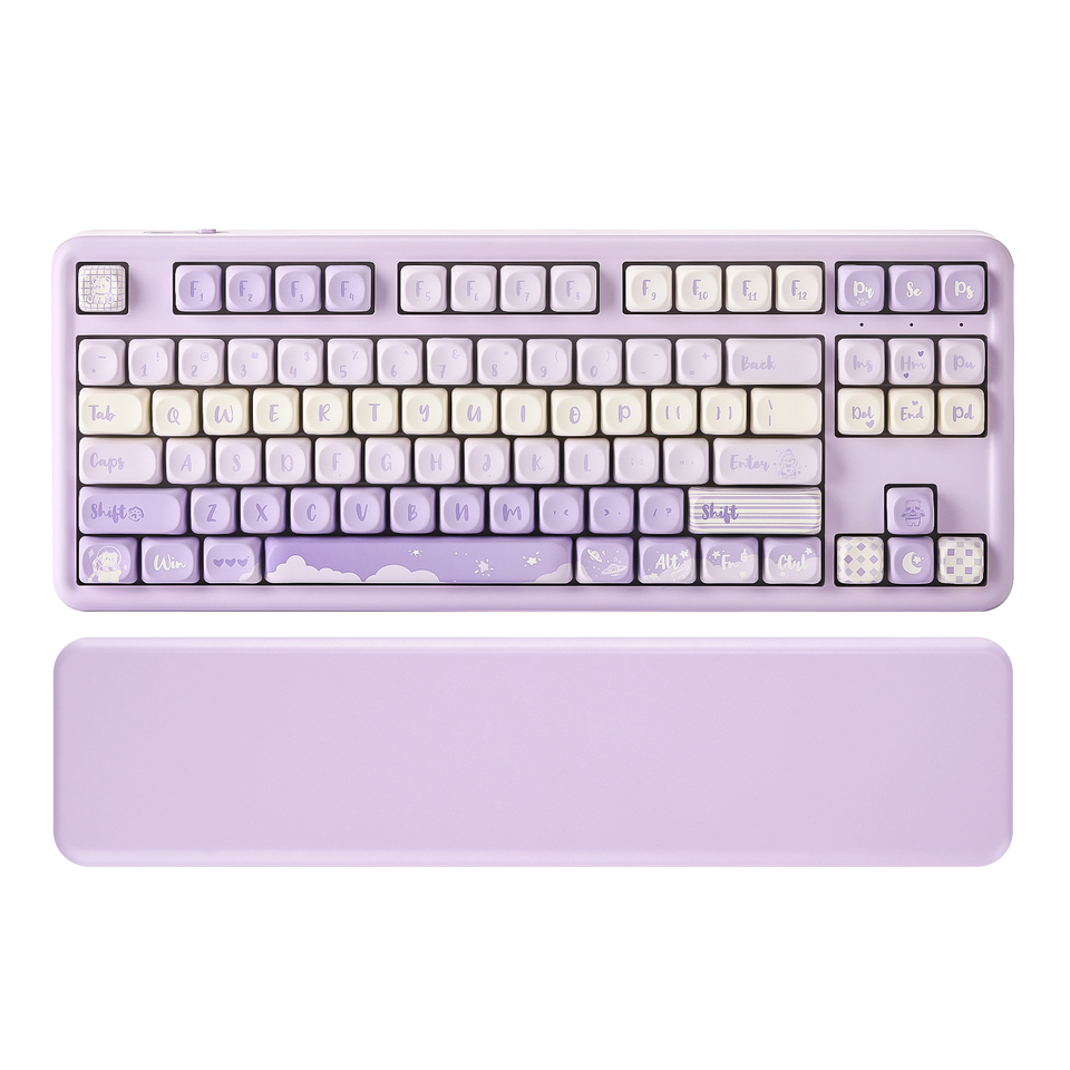 YUNZII B87 Bear メカニカルワイヤレスキーボード、QMK/VIA ゲーミング