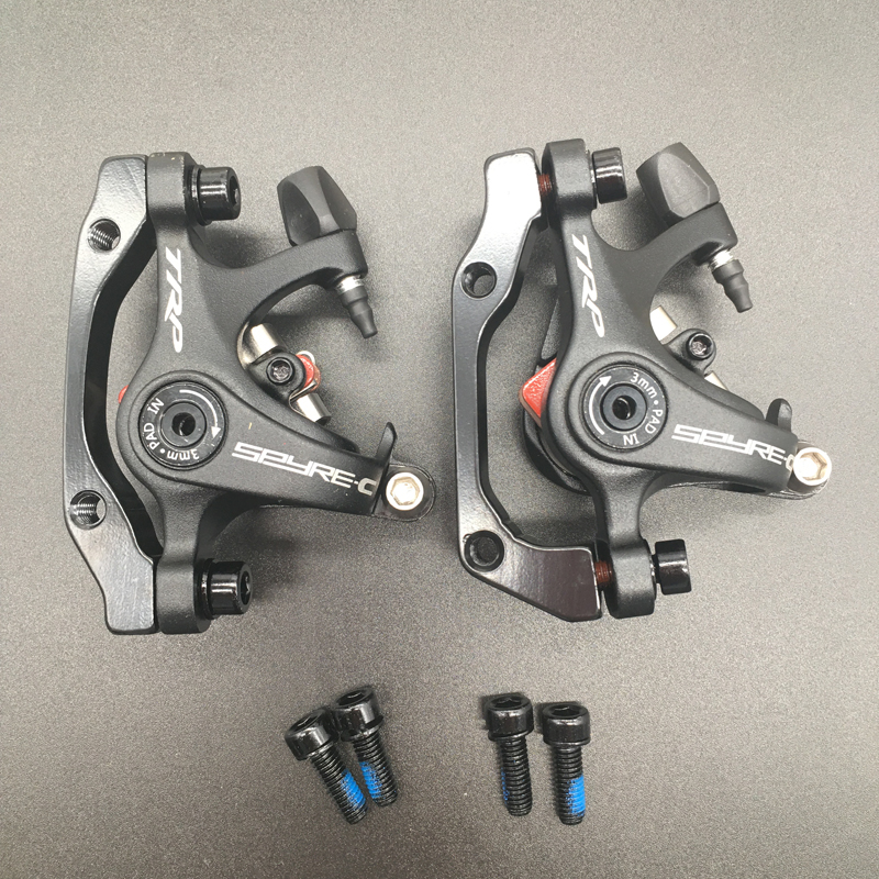 TRP Spyre-C Alloy Mechanical Disc Brake Caliper Set Post Mount