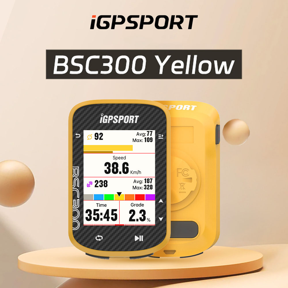 iGPSPORT BSC300 Bike Computer GPS Cycling Global Map Navigation