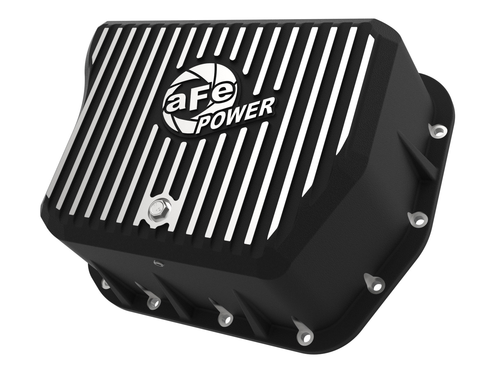 aFe POWER Pro Series Transmission Pan Black w/ Machined Fins | aFe