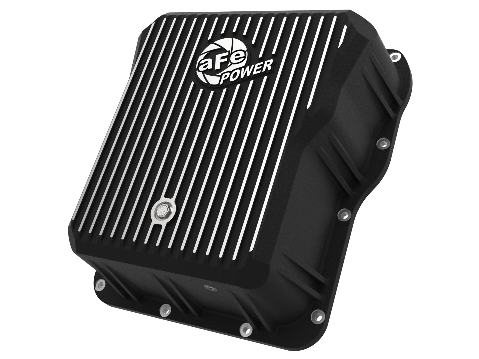 aFe POWER Pro Series Transmission Pan Black w/ Machined Fins | aFe