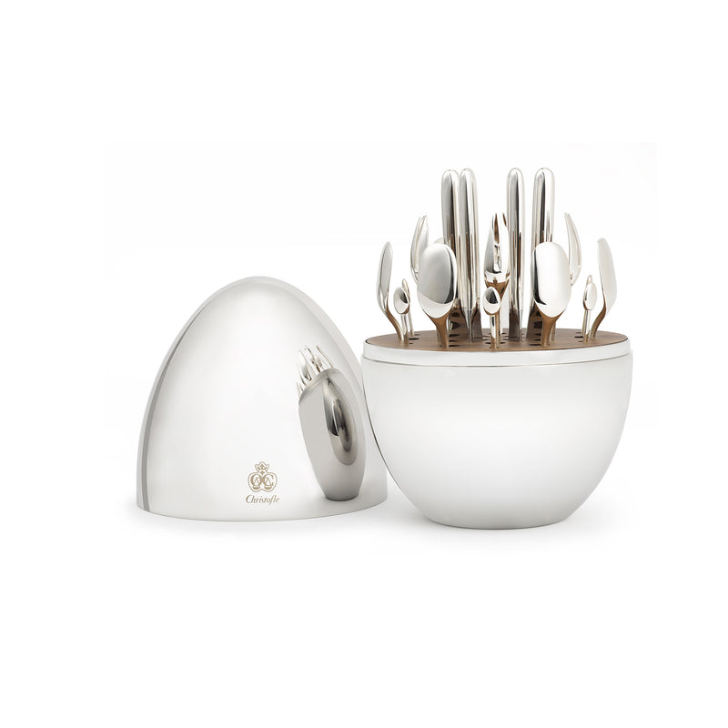 Christofle Paris - Mood Party - Silver Plated 24-Piece Flatware