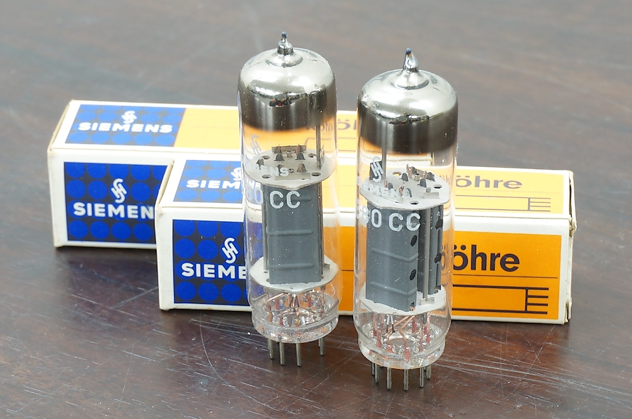 SIEMENS E80CC 6085 シーメンス 真空管2本 @27818 / 中古オーディオ
