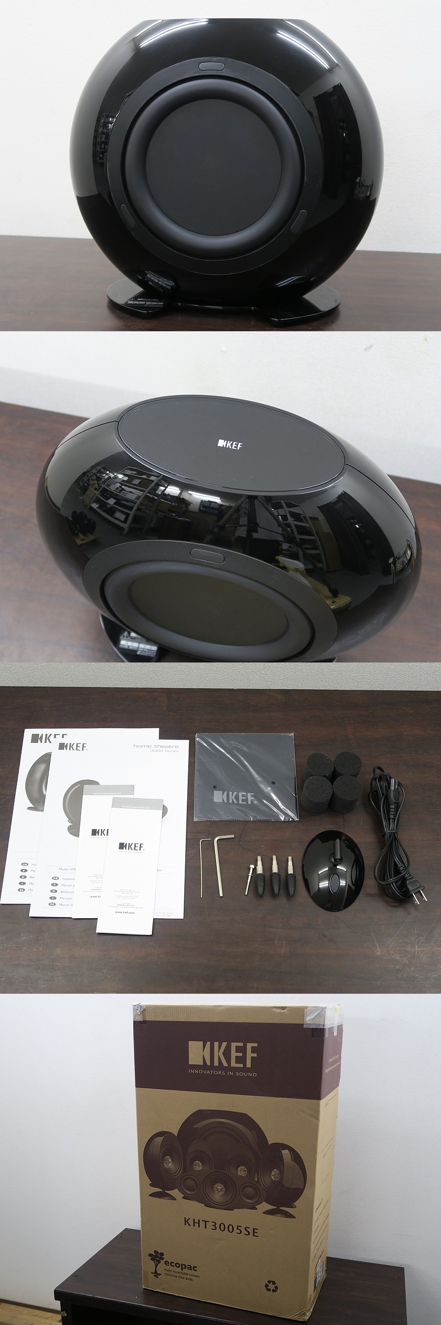 KEF KHT3005SE 5.1chサラウンドシステム 元箱付 @38240 / 中古