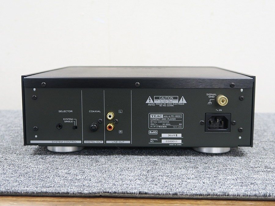 ティアック TEAC PD-H600 CDプレーヤー 元箱付き @41423 / 中古