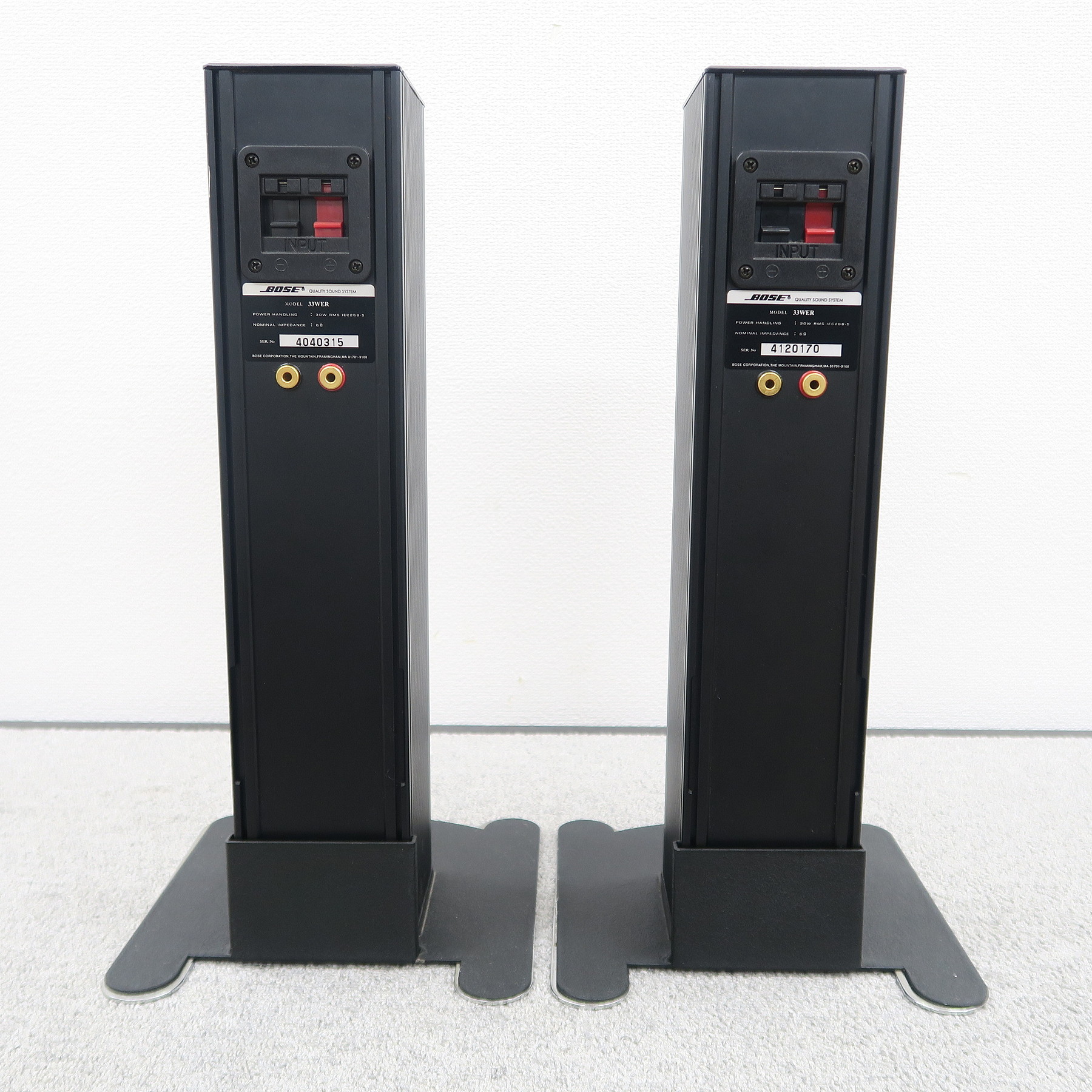 Bランク】ボーズ BOSE 33WER スピーカーペア @53069 / 中古オーディオ