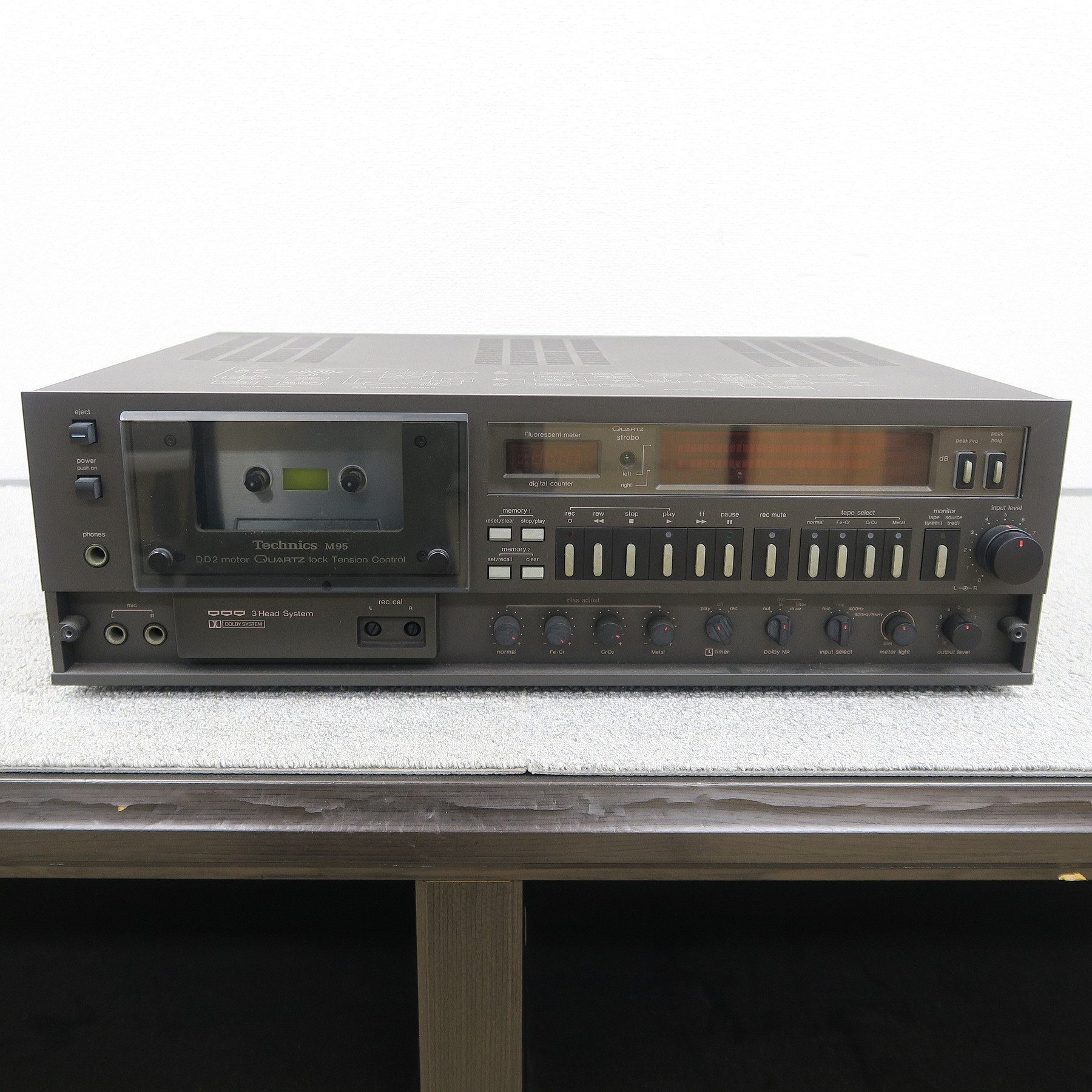 ジャンク】Technics RS-M95 カセットデッキ テクニクス @55672 / 中古