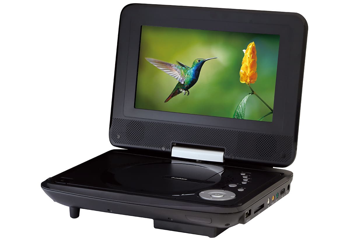 7インチ液晶ポータブルDVDプレーヤー（APD-0701）｜A-Stage inc.