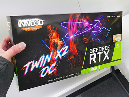 Inno3DのGeForce RTX 3060 Tiはデュアルファン仕様、税込58,800円