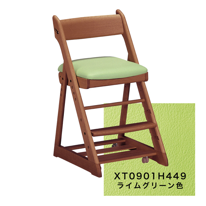 カリモク 学習椅子 XT0901 モルトブラウン色 オーク材 デスクチェア