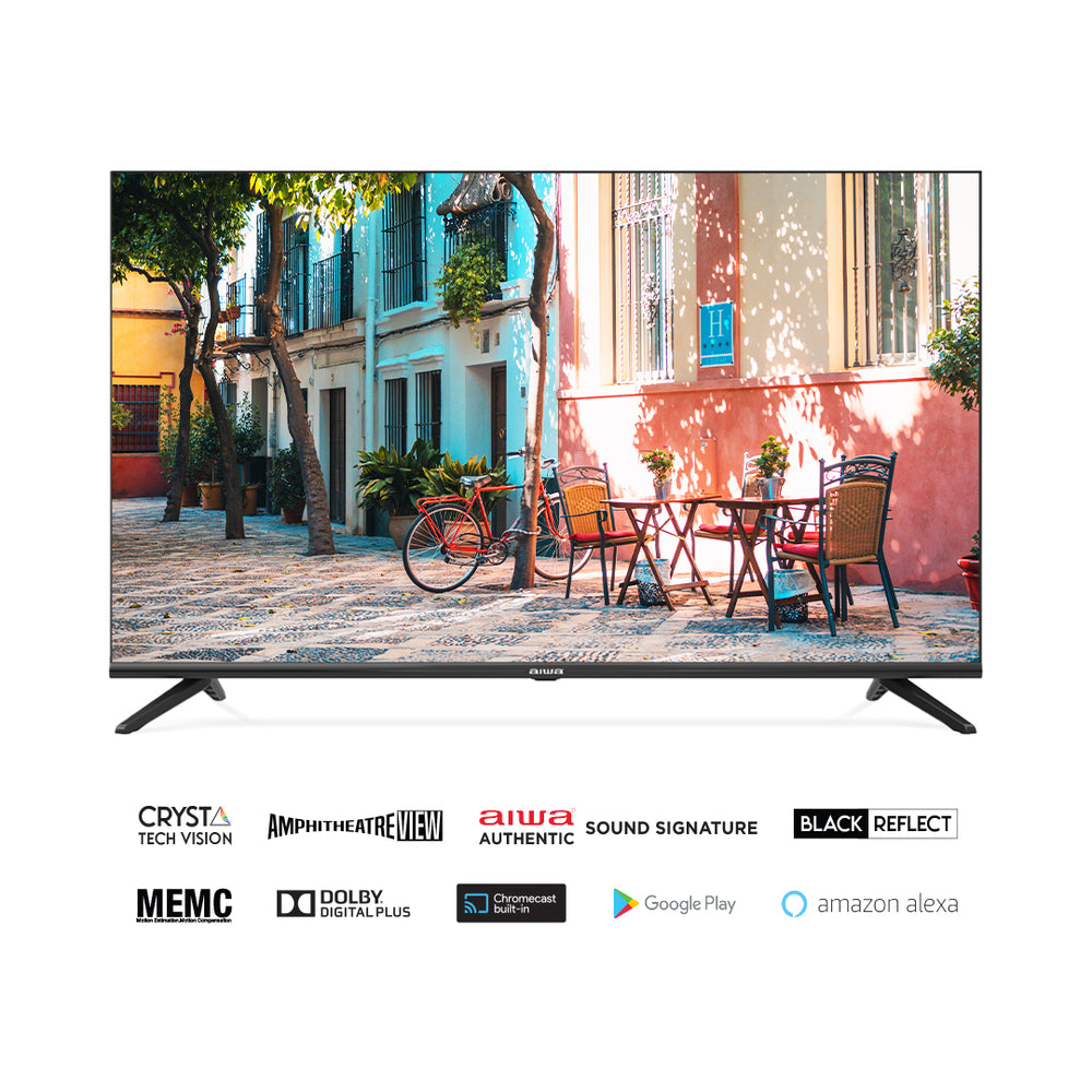 Aiwa 108 cm (43 inches) 4K Ultra HD | Google TV | Smart TV | Built-in