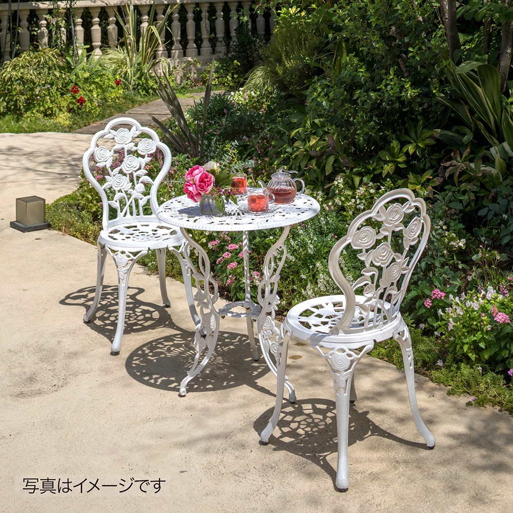 マニーステンシルローズ マニーステンシルローズ ホワイトファニチャー