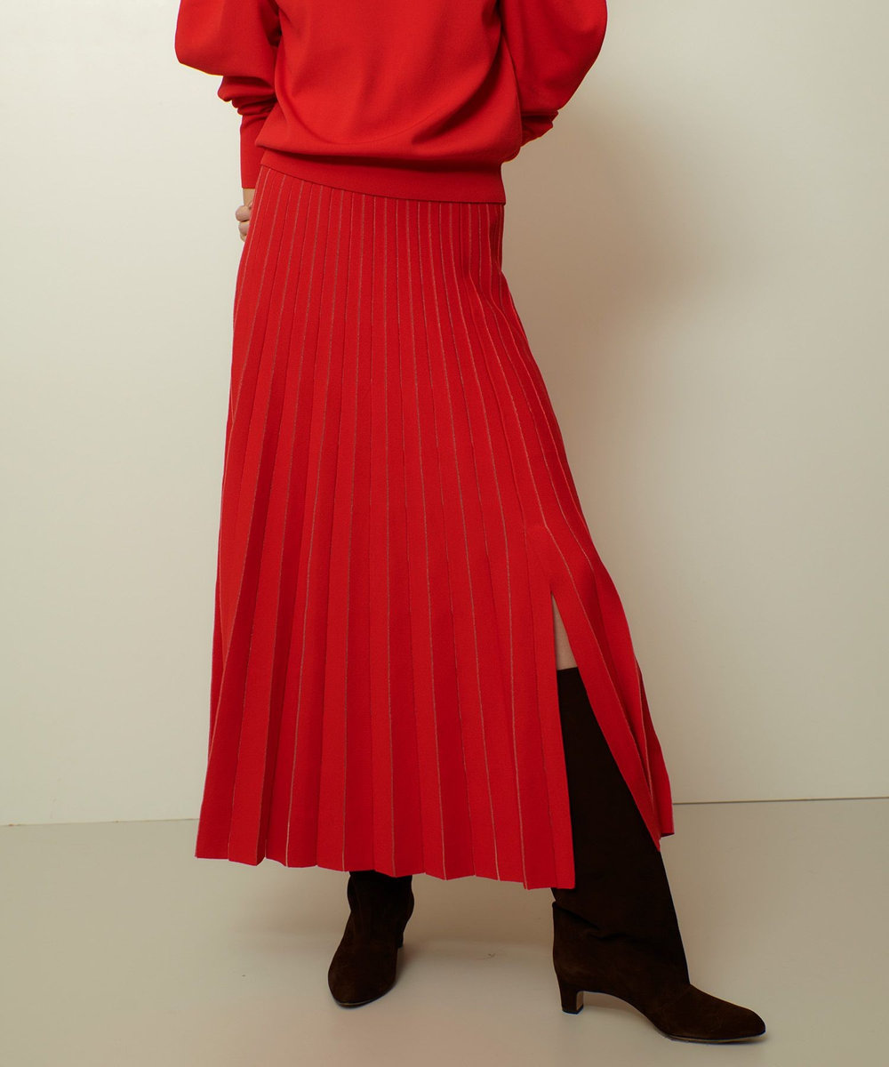 ソウバリシアーコンビプリーツスカート|allureville OFFICIAL SITE