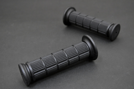 バイクグリップ】ブラックラバー ガンマ 22.2φ用【アルキャンハンズ】