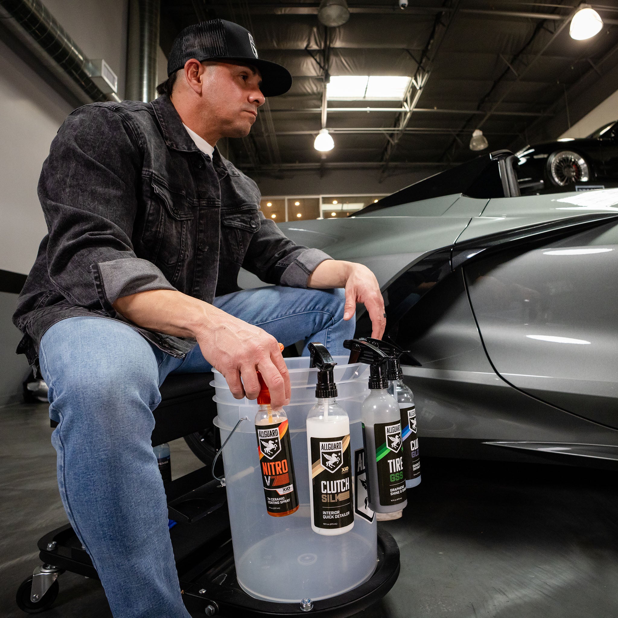 Interior Car Cleaner Spray with UV Protection (Clutch SILK) – AllGuard