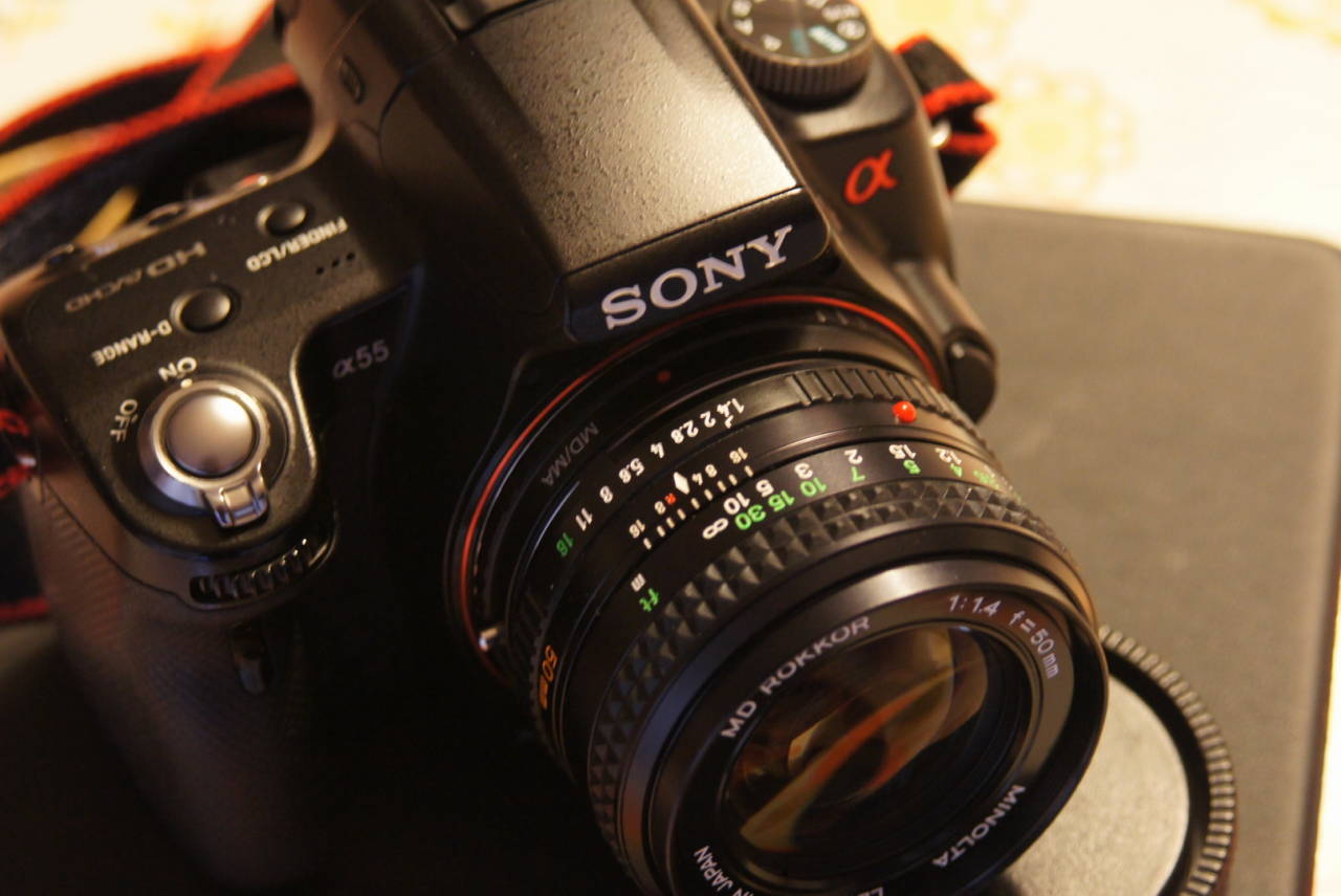 α55の使い道。MINOLTA MD ROKKOR 50mm F1.4 | Alpha85のブログ
