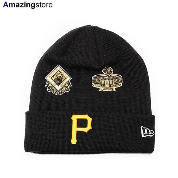 ニューエラ ニットキャップ ビーニー ピッツバーグ パイレーツ MLB