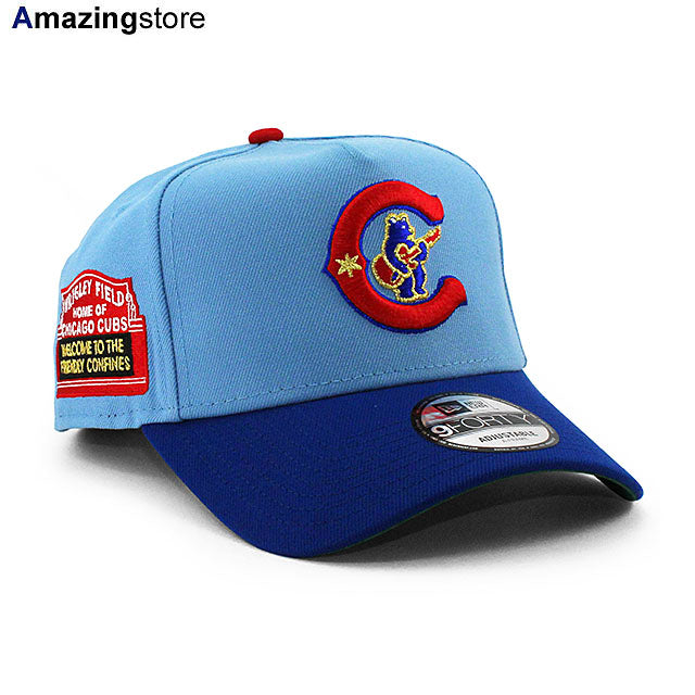 ニューエラ キャップ 9FORTY シカゴ カブス MLB WRIGLEY FIELD SLOGAN