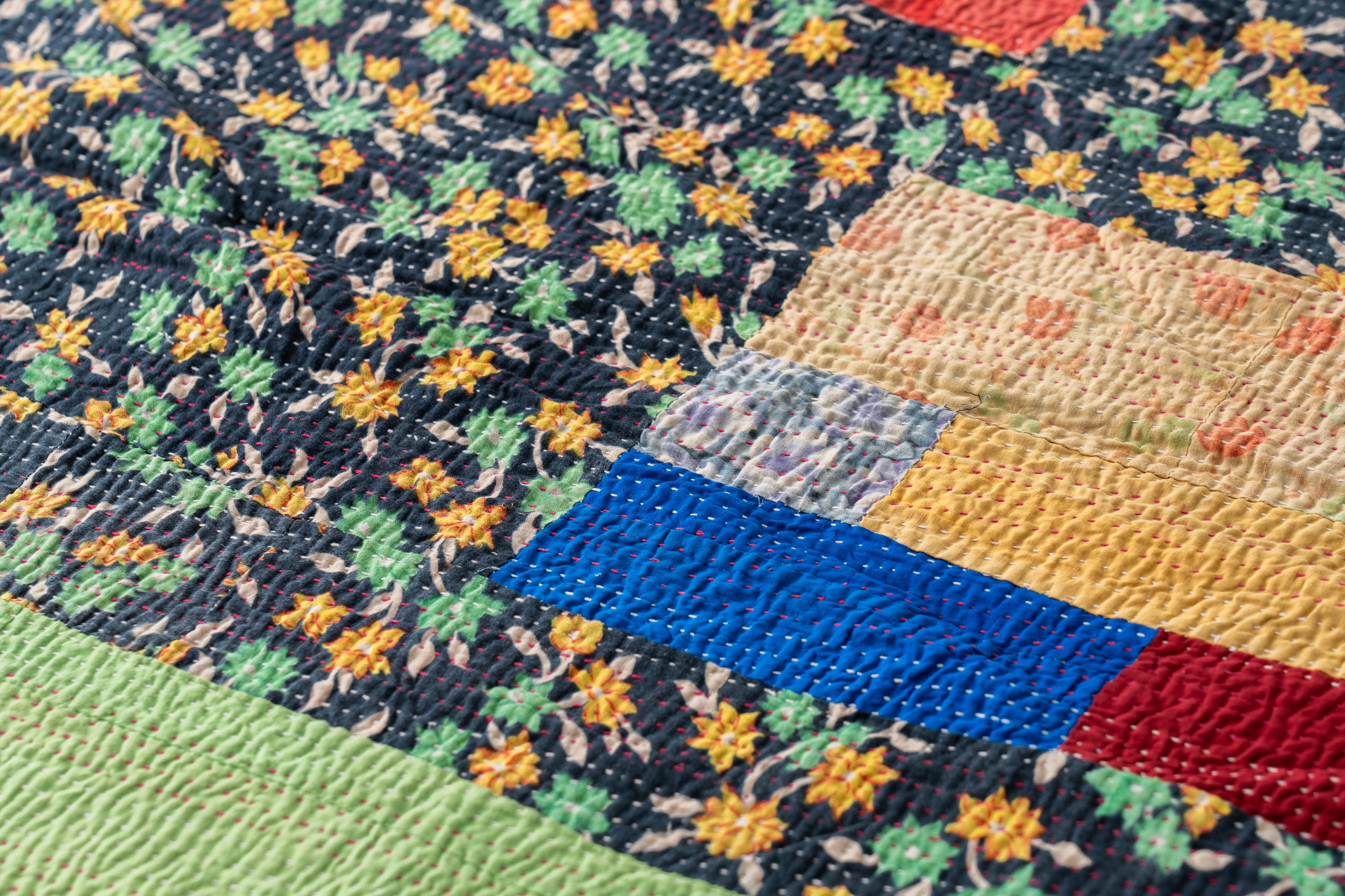 インド産 カンタキルト・ラリーキルト】ヴィンテージラグ専門店 amaleh