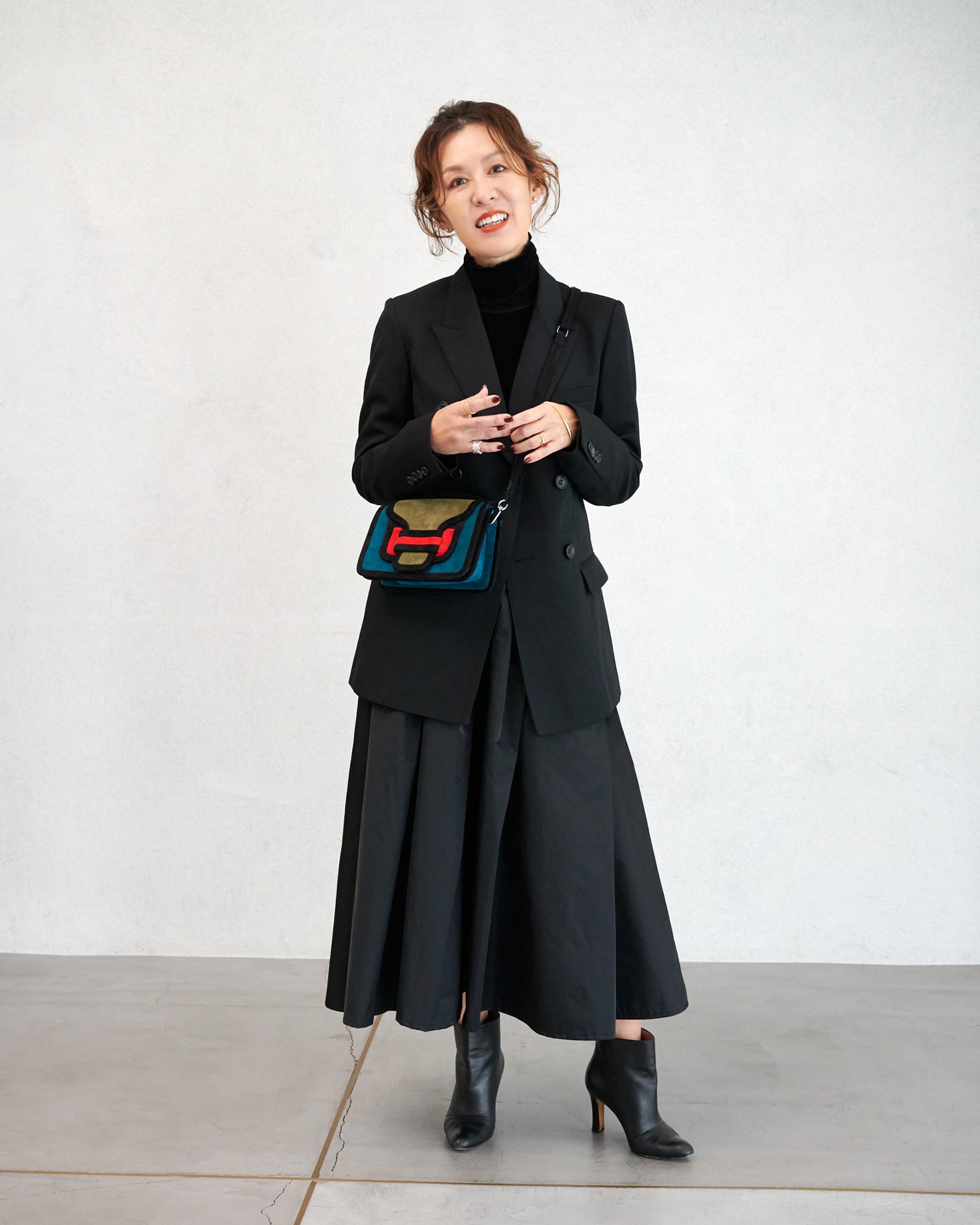 新品同様【AKANE TAKADA】リハーサルスカート 1236 ブラック AKANE