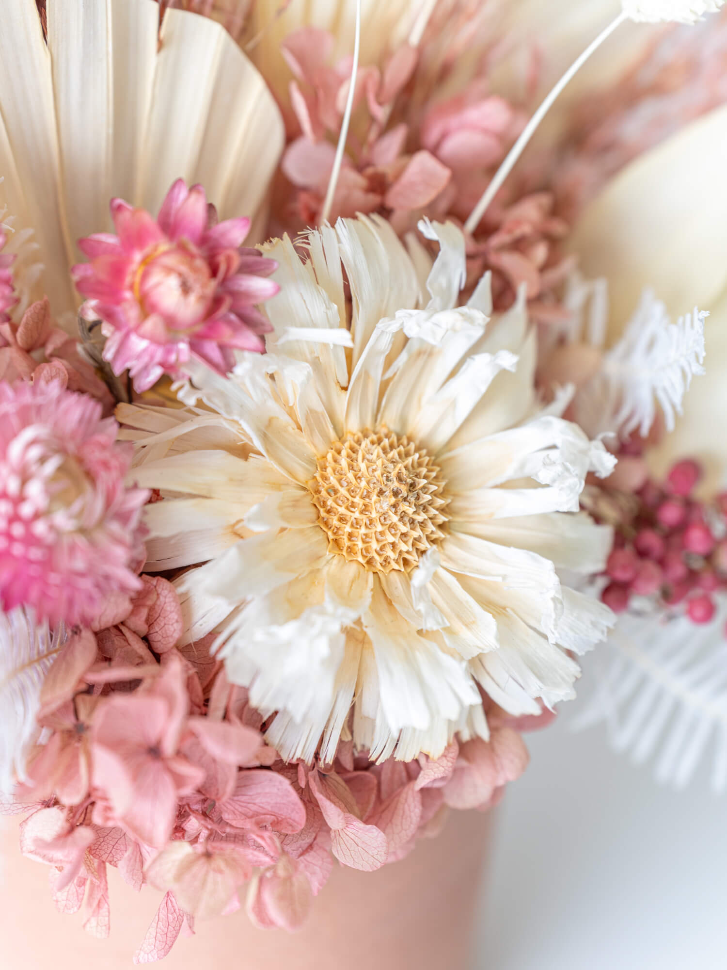 ドライフラワー器アレンジ - ピンク - | お花の通販AND PLANTS (アンド