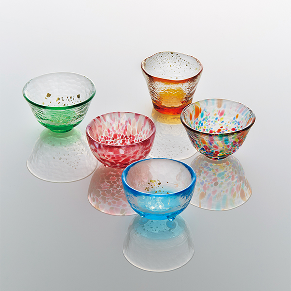 津軽びいどろ 五様ミニグラスセット | antina for BUSINESS(アンティナ