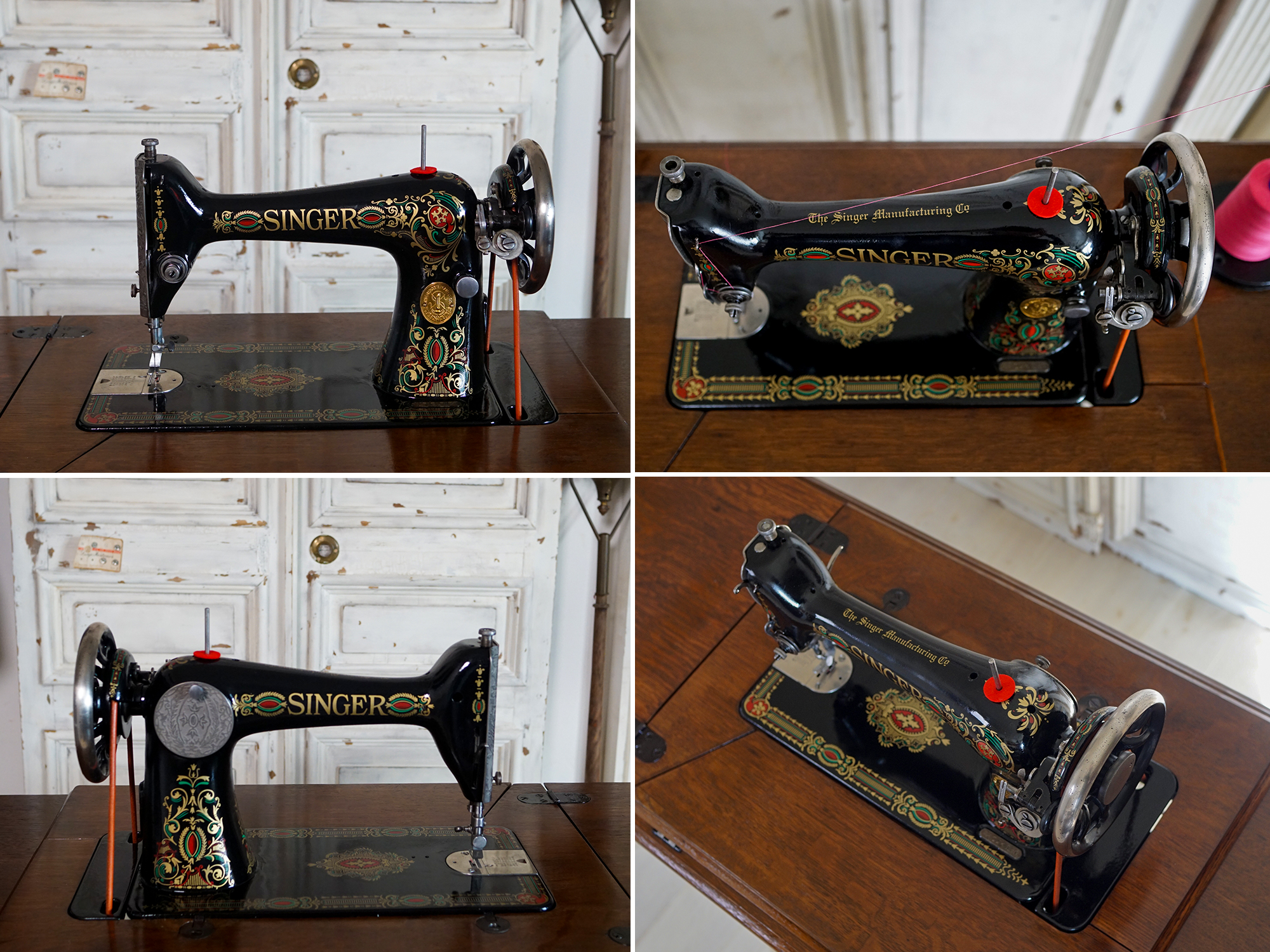 100年前の輝きをもう一度｜1915年製 SINGER 66 レッドアイのレストア