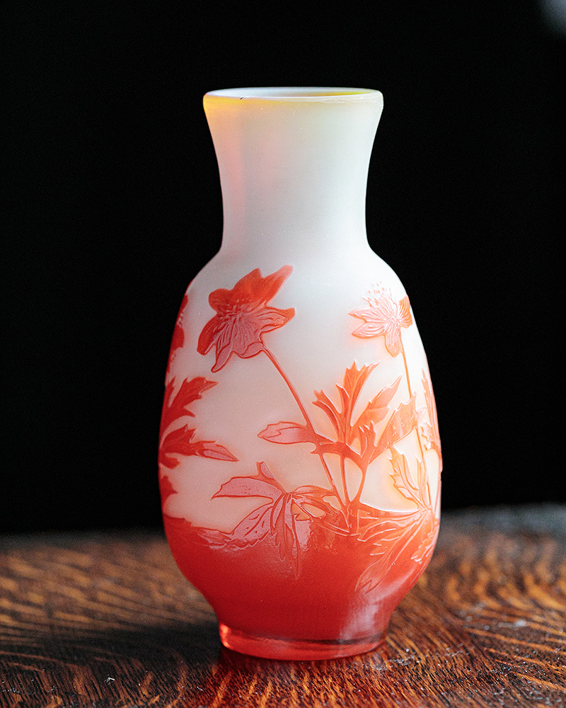 エミール・ガレ 花瓶 | クレマチス