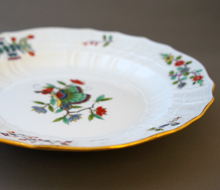 マイセン「花蝶文 皿」《アンティックかとう》