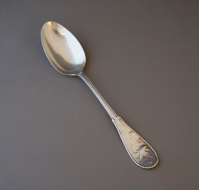 ティファニー「花鳥文 ティースプーン ” Audubon “ 1956年