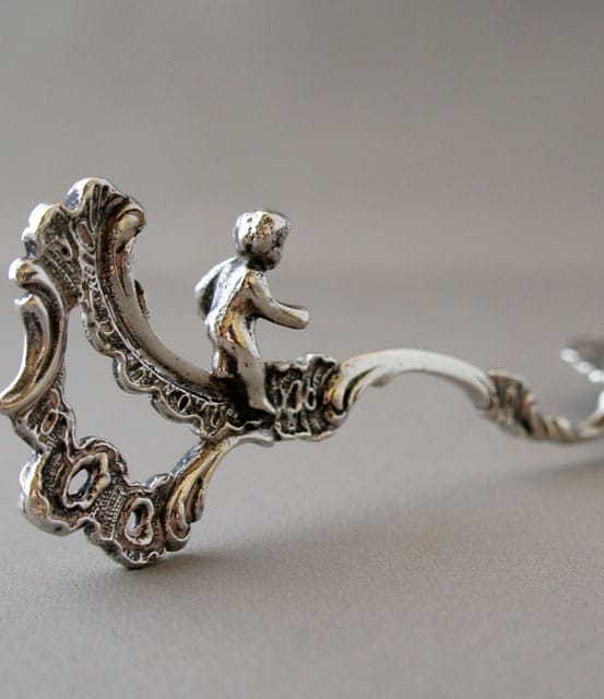 イギリス「天使装飾 ケーキサーバー」《アンティックかとう》