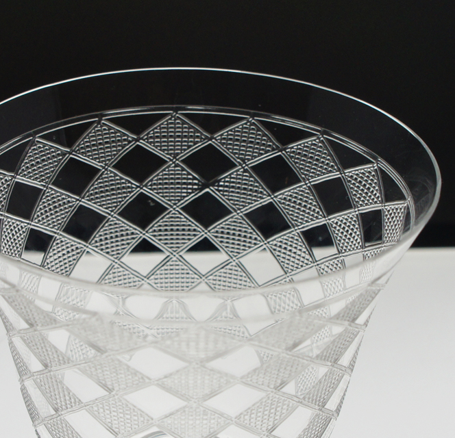 オールドバカラ「キブロン Quiberon ワイングラス（脚付）H 9