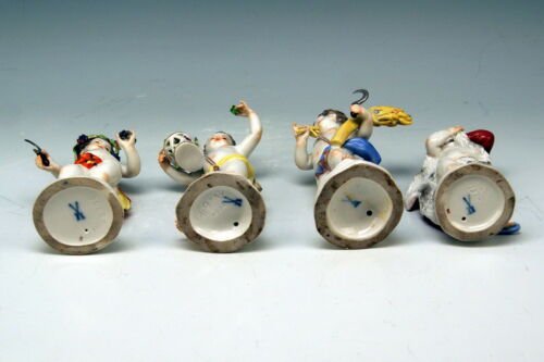 マイセン フィギュリン 春夏秋冬 4点 四季の寓意シリーズ