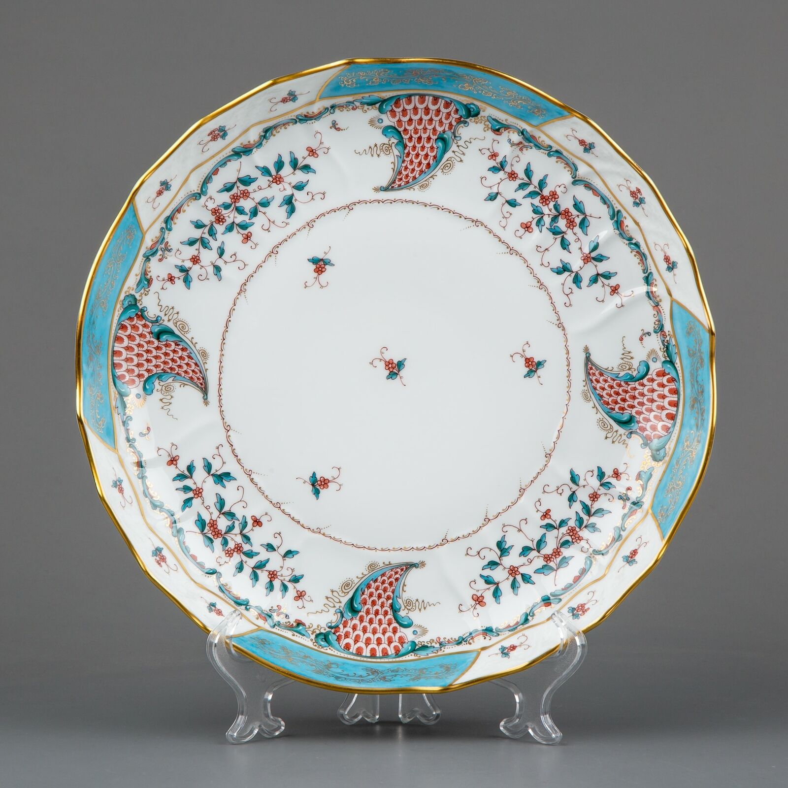 ヘレンド トゥッピーニの角笛 サービングプレート