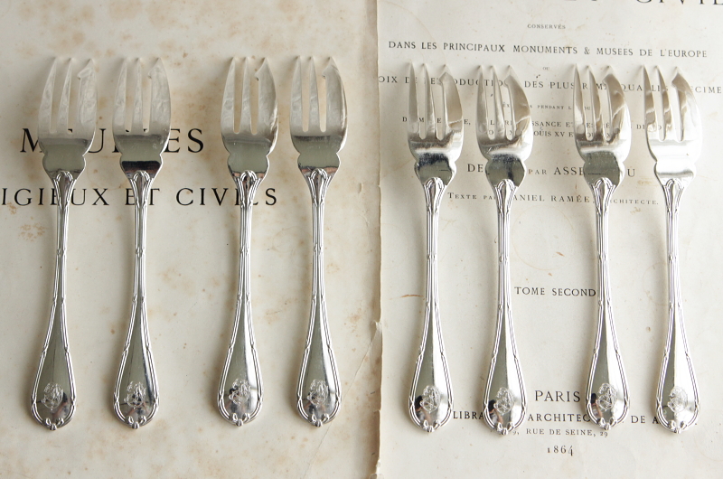 アンティーククリストフル リュバン christofle rubans フィッシュ