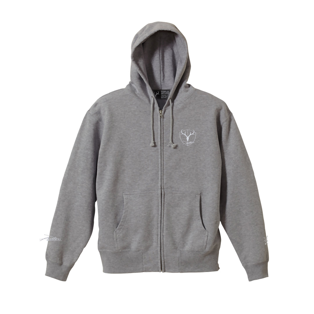 刺繍するアントラーズジップフーディー（エンブレム）【予約】 – 鹿島