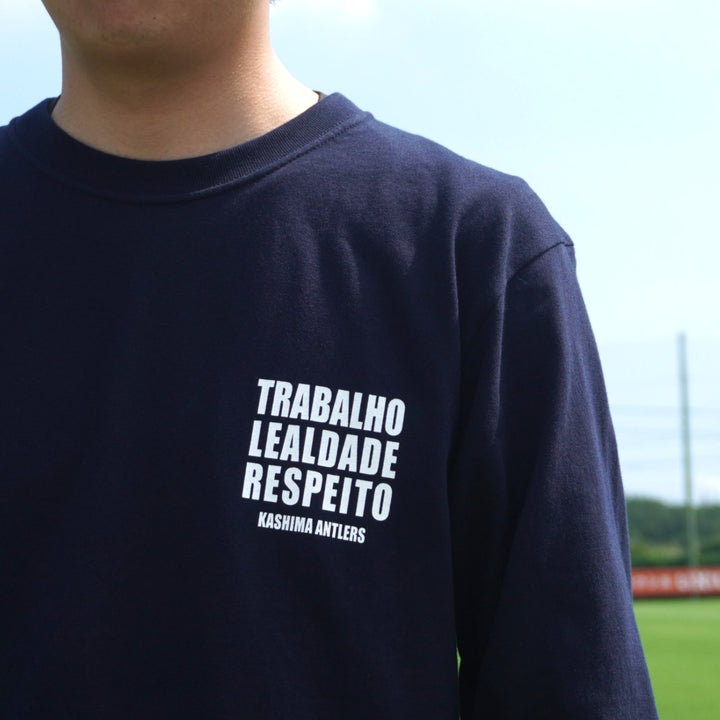プレイヤーズロングスリーブTシャツ（NAVY）【受注】 – 鹿島